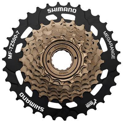 名森自行車}SHIMANO MF-TZ500 七速鎖牙式飛輪(14-34T加大版) | 蝦皮購物