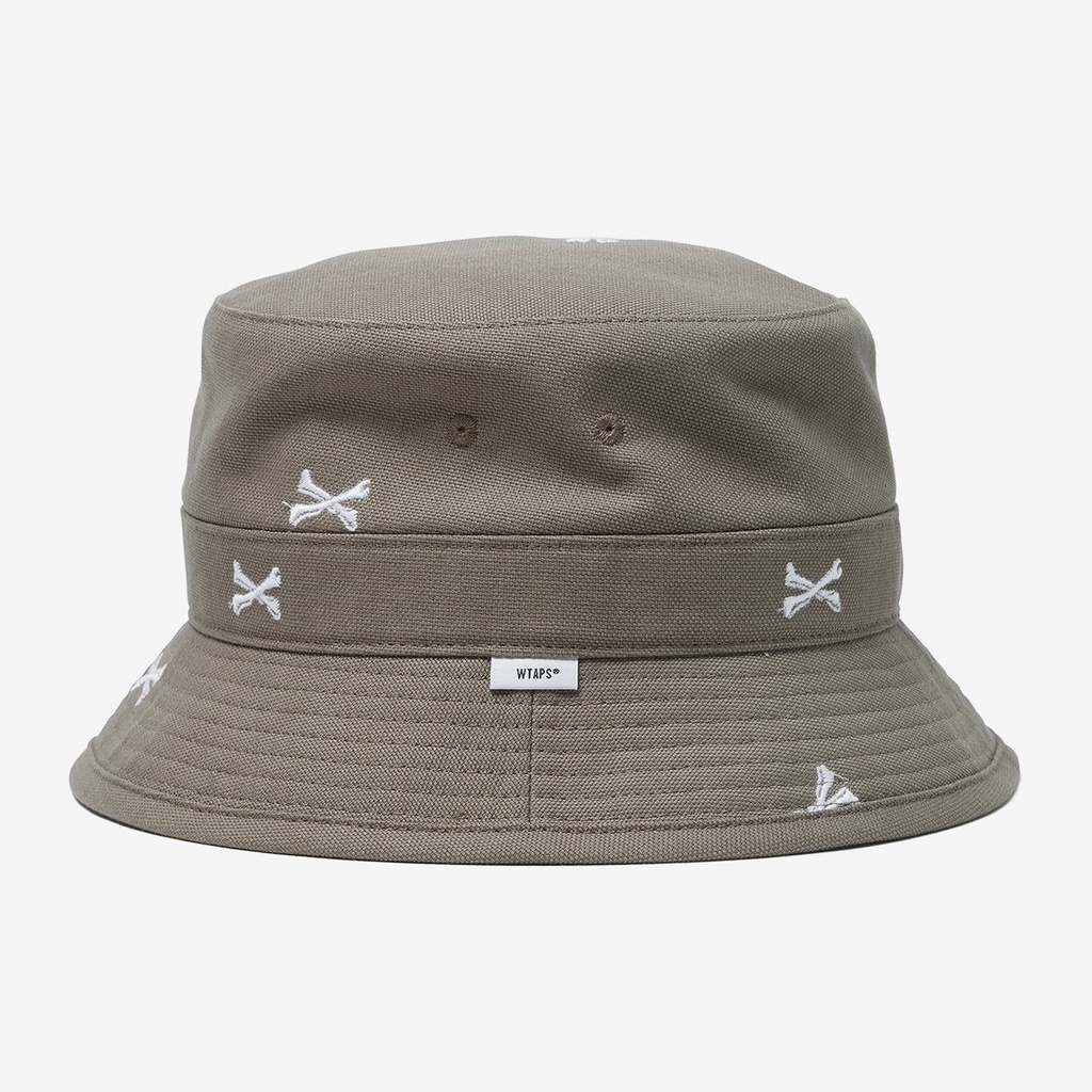 日貨代購CITY】 2022SS WTAPS BUCKET 02 HAT COTTON 漁夫帽骨頭刺繡兩