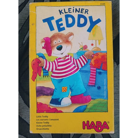 德國HABA『TEDDY小熊愛穿衣』益智教育桌遊 | 蝦皮購物