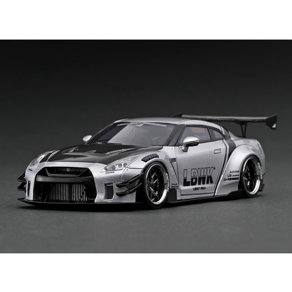 模例】ig 1/43 LB-WORKS Nissan GT-R R35 type 2 銀色IG2554 | 蝦皮購物