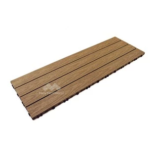 ( 單片 ) NewTechWood美新超越DIY卡扣式塑木地板/陽台地板/拼接地板/防水/防滑/耐磨(含運)