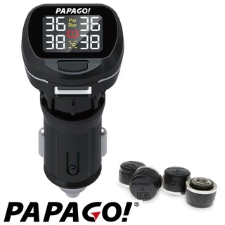 PAPAGO TireSafe S22E 獨立型胎外式胎壓偵測器(兩年保固)