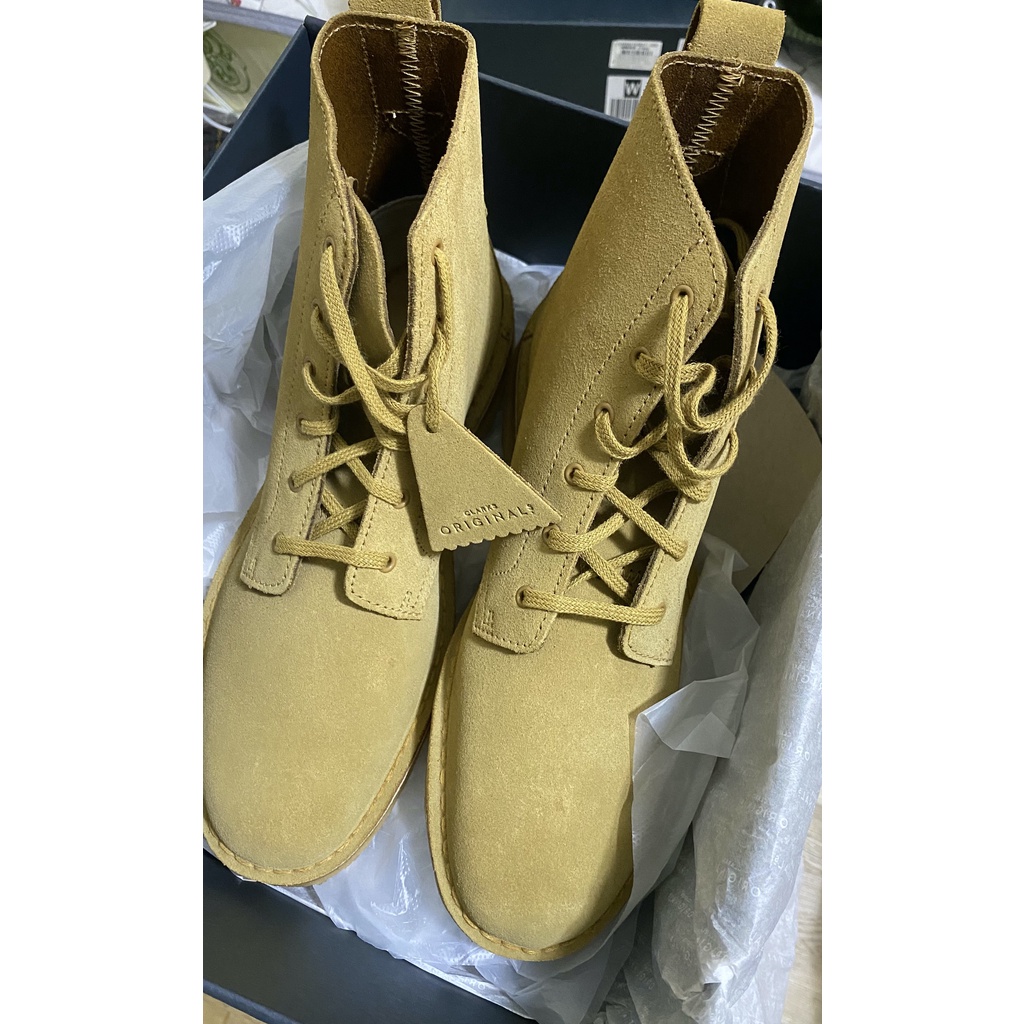 全新女款Clarks Originals Desert Mali 沙漠靴高筒| 蝦皮購物