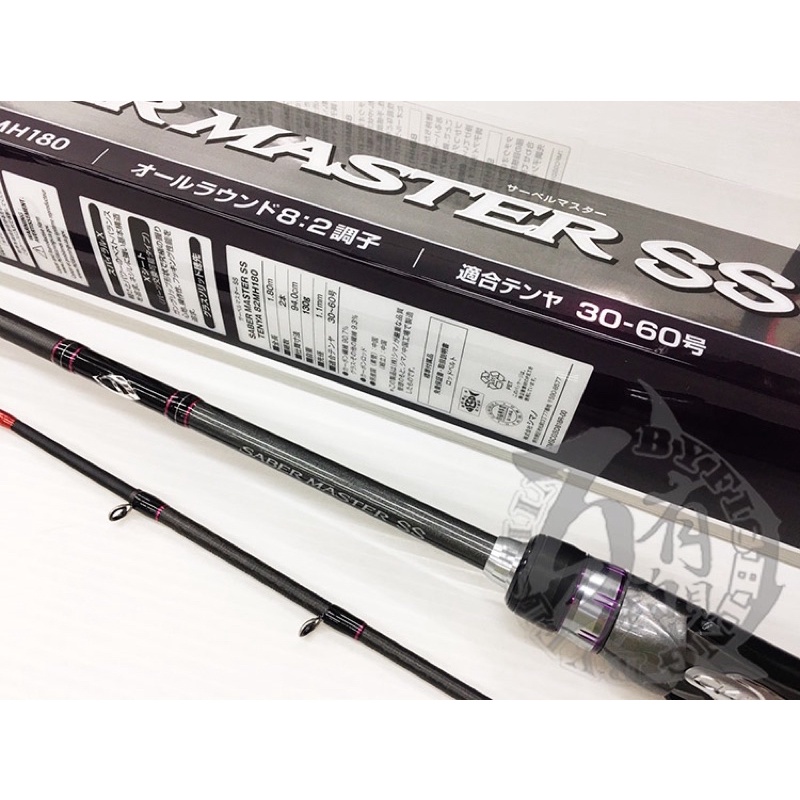 ◎百有釣具◎SHIMANO 並繼船竿/天亞竿SABER MASTER SS TENYA 82 MH180