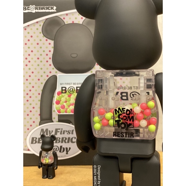 Prize MY FIRST BE RBRICK B BY RESTIR MATT BLACK Ver. 100 400