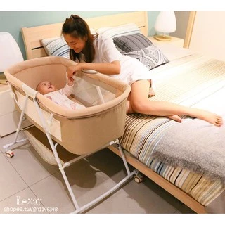 嬰兒床便攜式簡易床歐式bb床可折疊嬰幼兒多功能小床