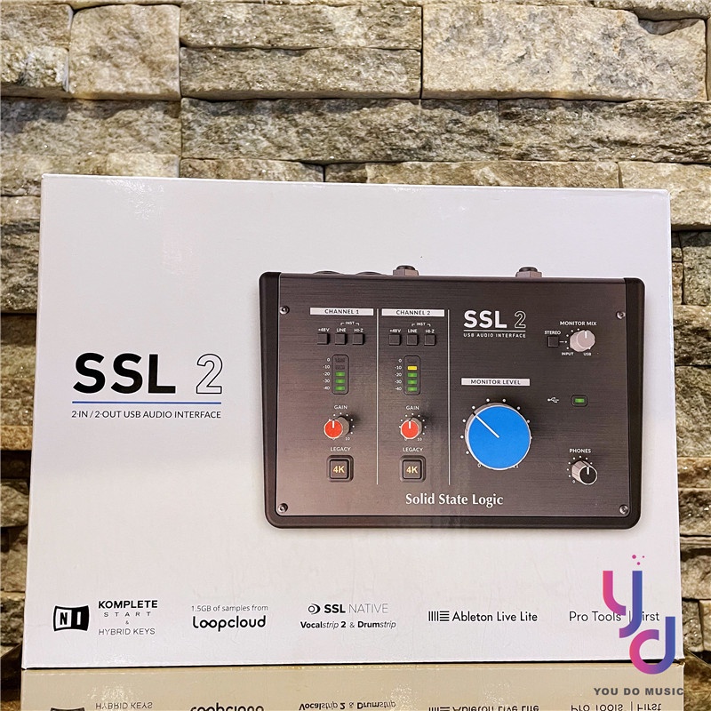 『超值錄音介面』贈線材/音色軟體 Solid Stage Logic SSL2 錄音介面 錄音卡 聲卡 2IN2OUT | 蝦皮購物