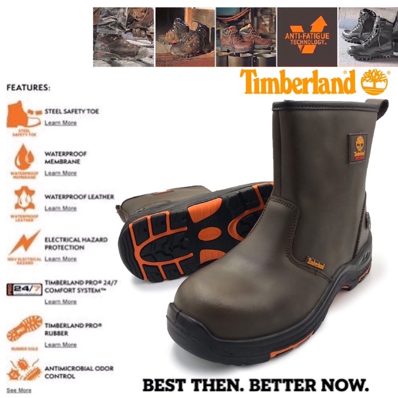 TIMBERLAND 錘子王出場現在到達木材安全鞋靴靴鋼鞋頭鋼中板| 蝦皮購物