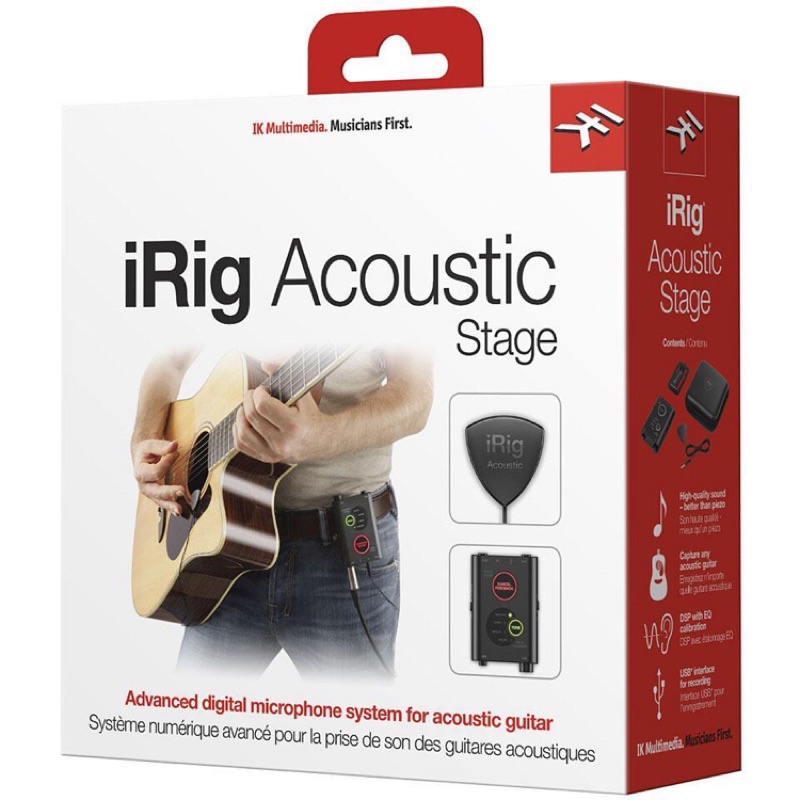IK Multimedia iRig Acoustic Stage 麥克風式拾音器(舞台專用) | 蝦皮購物