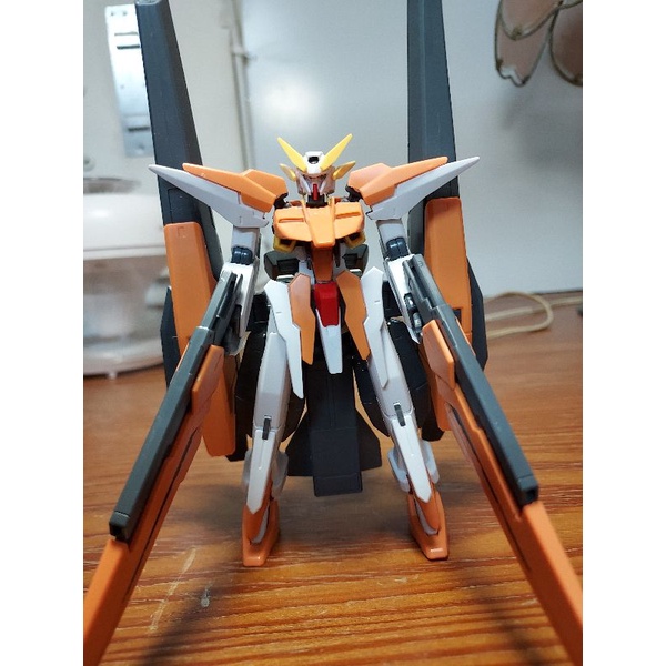 Hg 鋼彈00 劇場版 HARUTE GUNDAM 妖天使鋼彈 gn 011 組裝完成 塗裝補色 送無縫夾 | 蝦皮購物