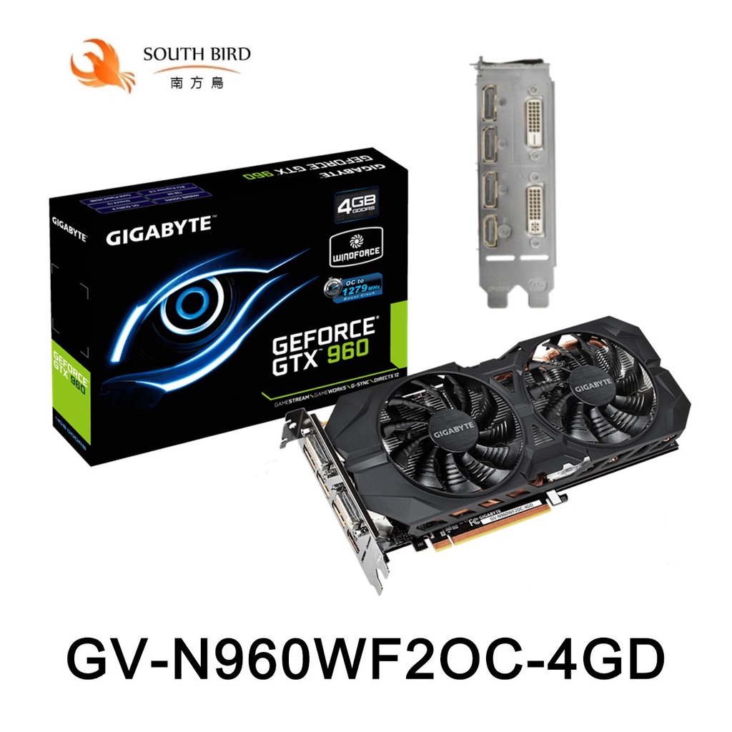技嘉 GV N960WF2OC 4GD GTX960 GTX 960 VGA 天堂M 吃雞 現貨 | 蝦皮購物