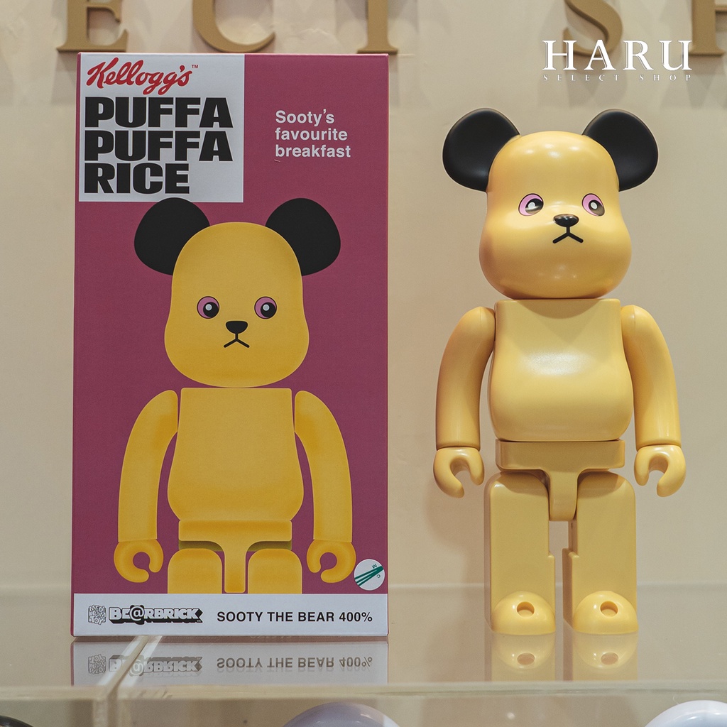 台北現貨 [HAru] BE@RBRICK SOOTY THE BEAR 400%