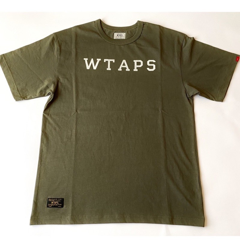 現貨L實拍』WTAPS 17 SS DESIGN COLOEGE TEE 軍綠短袖| 蝦皮購物