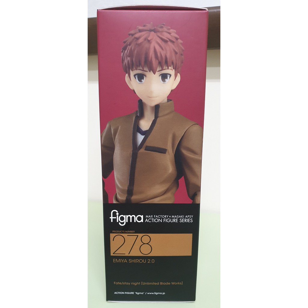 降價更新]全新現貨代理特典版FIGMA 278 衛宮士郎2.0 Fate stay night