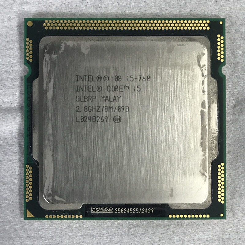 Intel Core i5-760 處理器/CPU/LGA 1156/4C4T/四核四緒/二手| 蝦皮購物