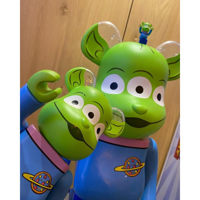 全新現貨BE@RBRICK TOY STORY 玩具總動員ALIEN 100% & 400% 三眼怪