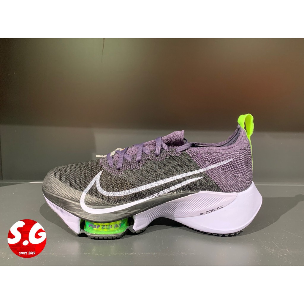 S.G W NIKE AIR ZOOM TEMPO NEXT% FK CI9924-500 緩震運動健身黑紫女鞋 