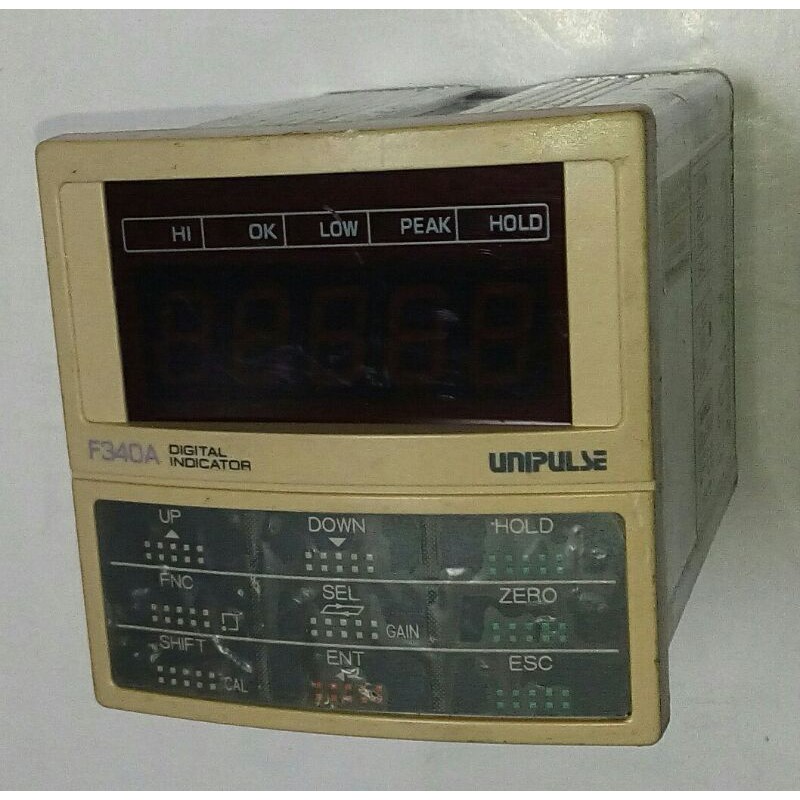 🌞現貨保固 日本製 DIGITAL INDICATOR UNIPULSE F340A 數字指示器測力儀 DIN 96