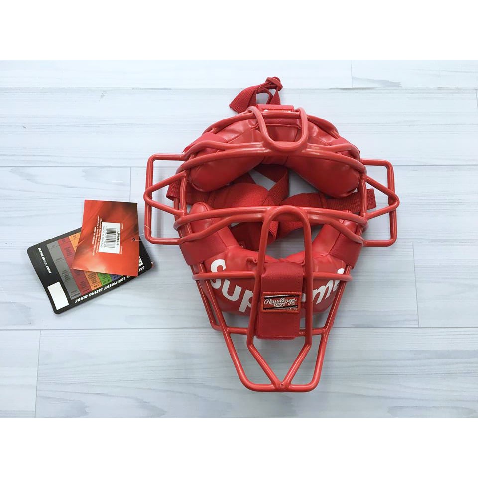 【HOMIEZ】SUPREME RAWLINGS CATCHER'S MASK【SUP_ACC153】捕手 棒球面罩