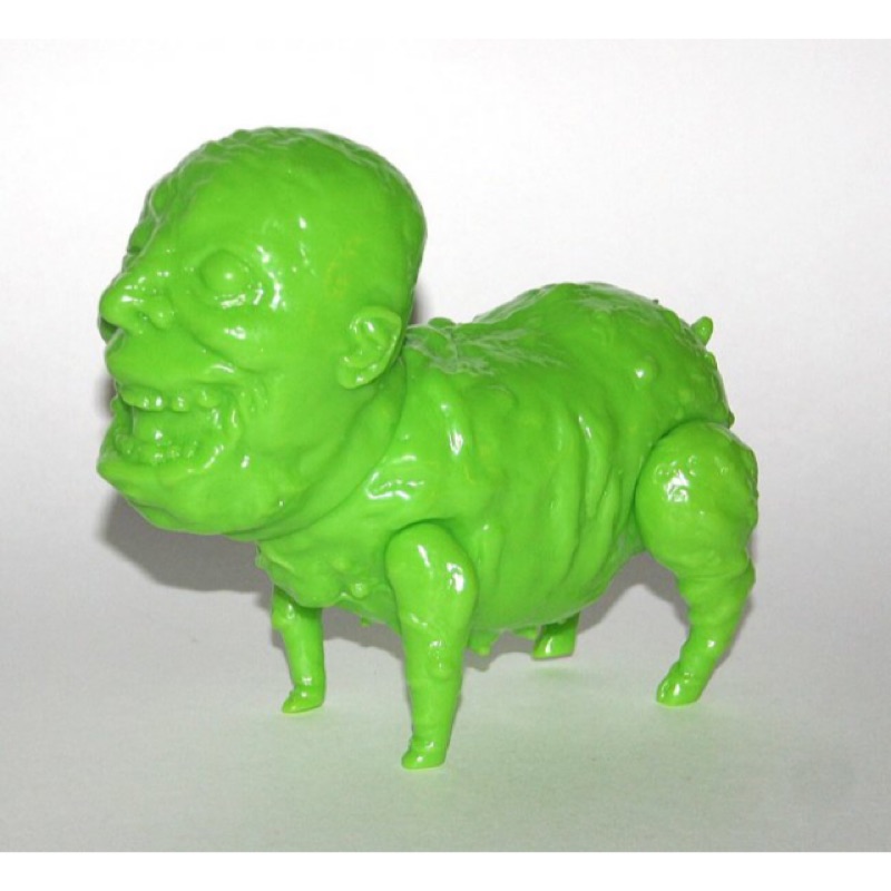 [Sofubi] KaijuTan pigpigman 豬豬人 人面豚 綠色素體 Sofubi 軟膠 設計師玩具