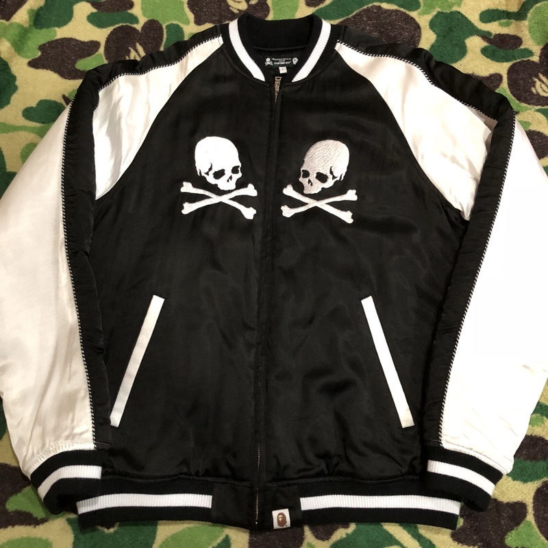 【L號】BAPE x MASTERMIND JAPAN MMJ SOUVENIR JACKET 橫須賀夾克外套