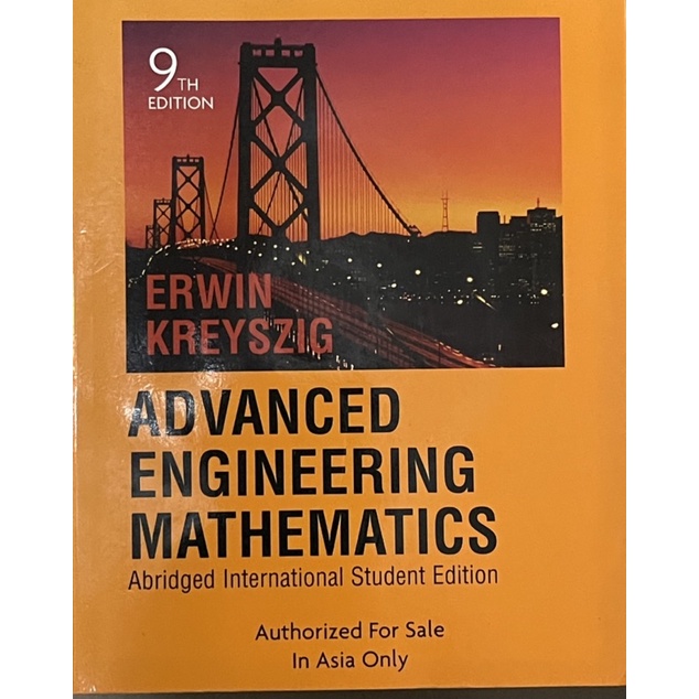 Advanced Engineering Mathematics 9/e #工程數學 #原文書 | 蝦皮購物