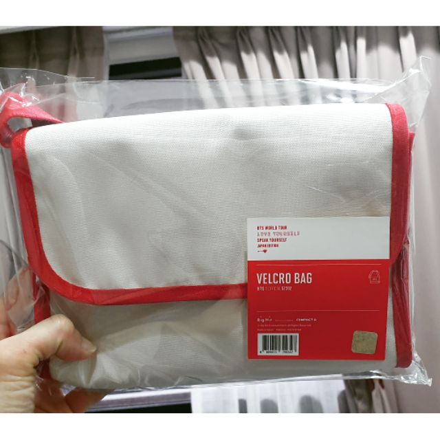 Velcro bag bts hotsell