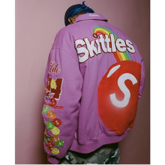 紐約范特西】預購SUPREME FW21 Skittles Mitchell & Ness Varsity 外套