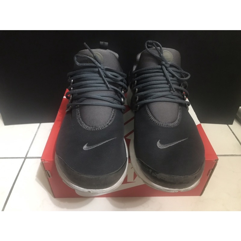 二手Nike air presto 魚骨鞋中古銀色US: 10號28 cm | 蝦皮購物