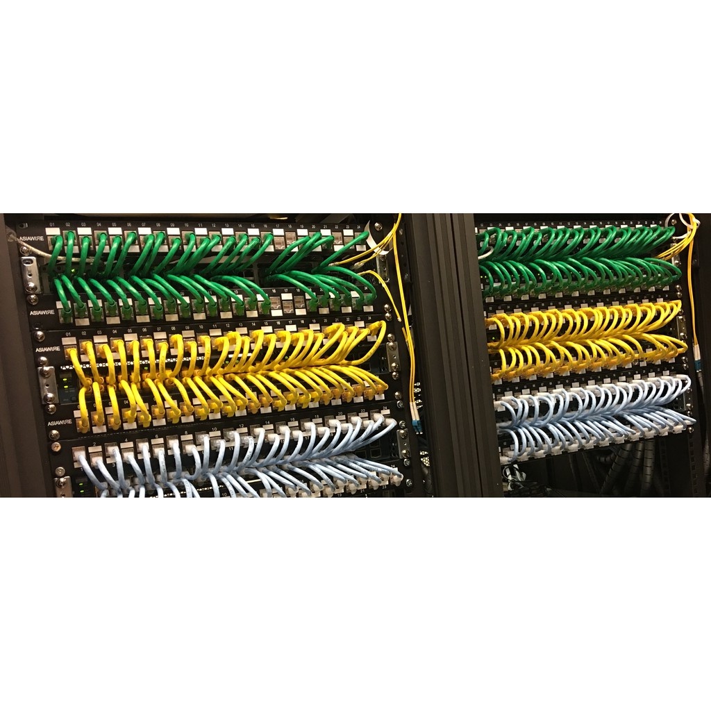 模組式遮蔽式跳線面板 1U 19吋 Cat 5/6/6a 24口 Patch Panel【台中現貨】 | 蝦皮購物