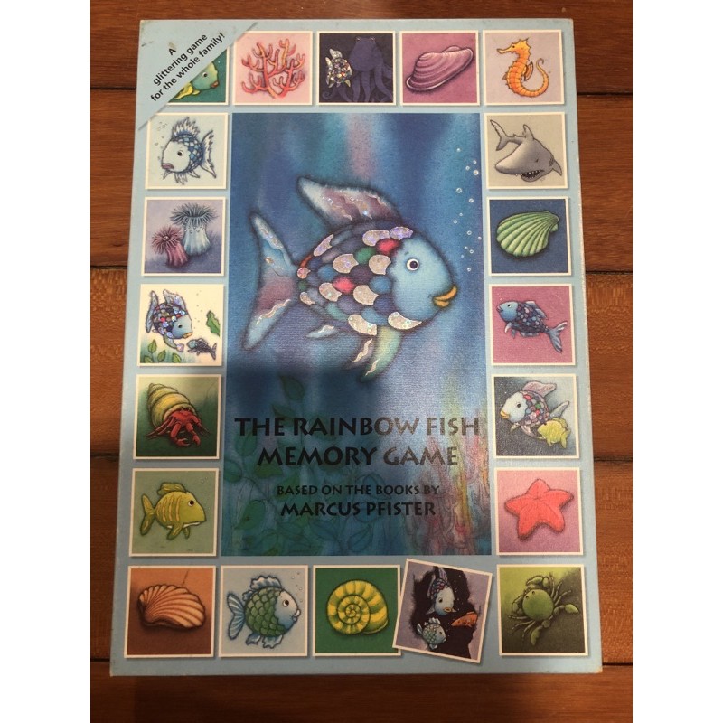 彩虹魚記憶配對遊戲卡The rainbow fish memory game | 蝦皮購物