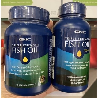 【Star代購】GNC Triple Fish Oil 三倍效深海魚油 三效魚油 含EPA與DHA 魚油 迷你 Mini