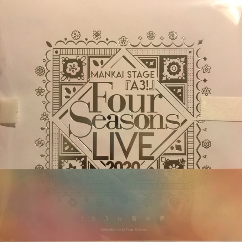 MANKAI STAGE『A3!』~Four Seasons LIVE 2020~[Blu-ray]含特典(現貨)