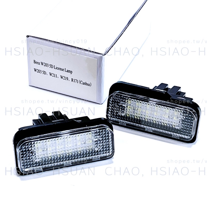 Lampada Per Targa LED Senza Errore Per W203 5D W211 R171 W219