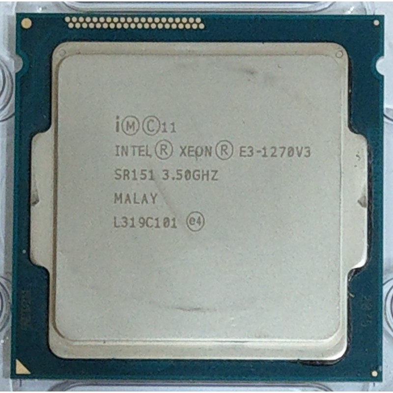 Intel Xeon E3-1270 V3 LGA1150 CPU (效能相當於i7-4770) 附風扇| 蝦皮購物