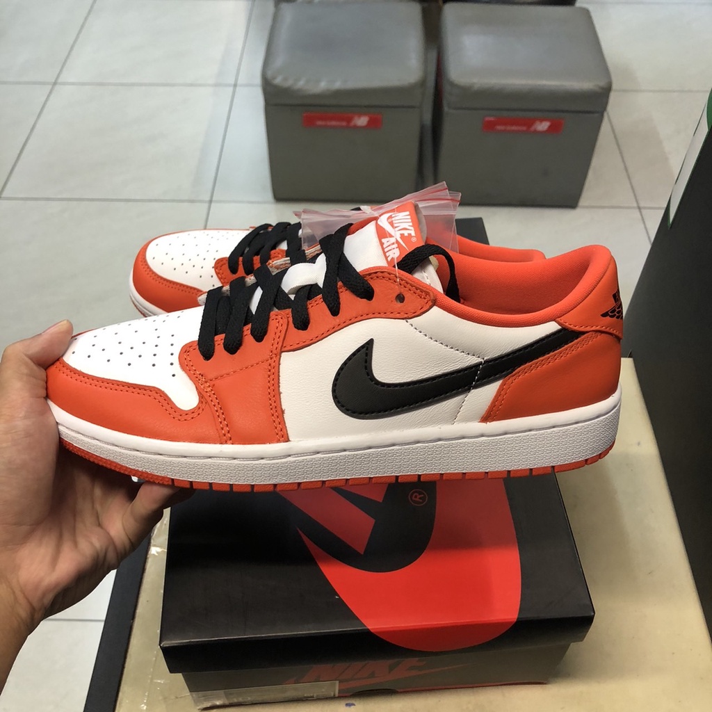 AIR JORDAN 1 LOW OG STARFISH 扣碎休閒鞋尺寸30 cm 型號CZ0775801