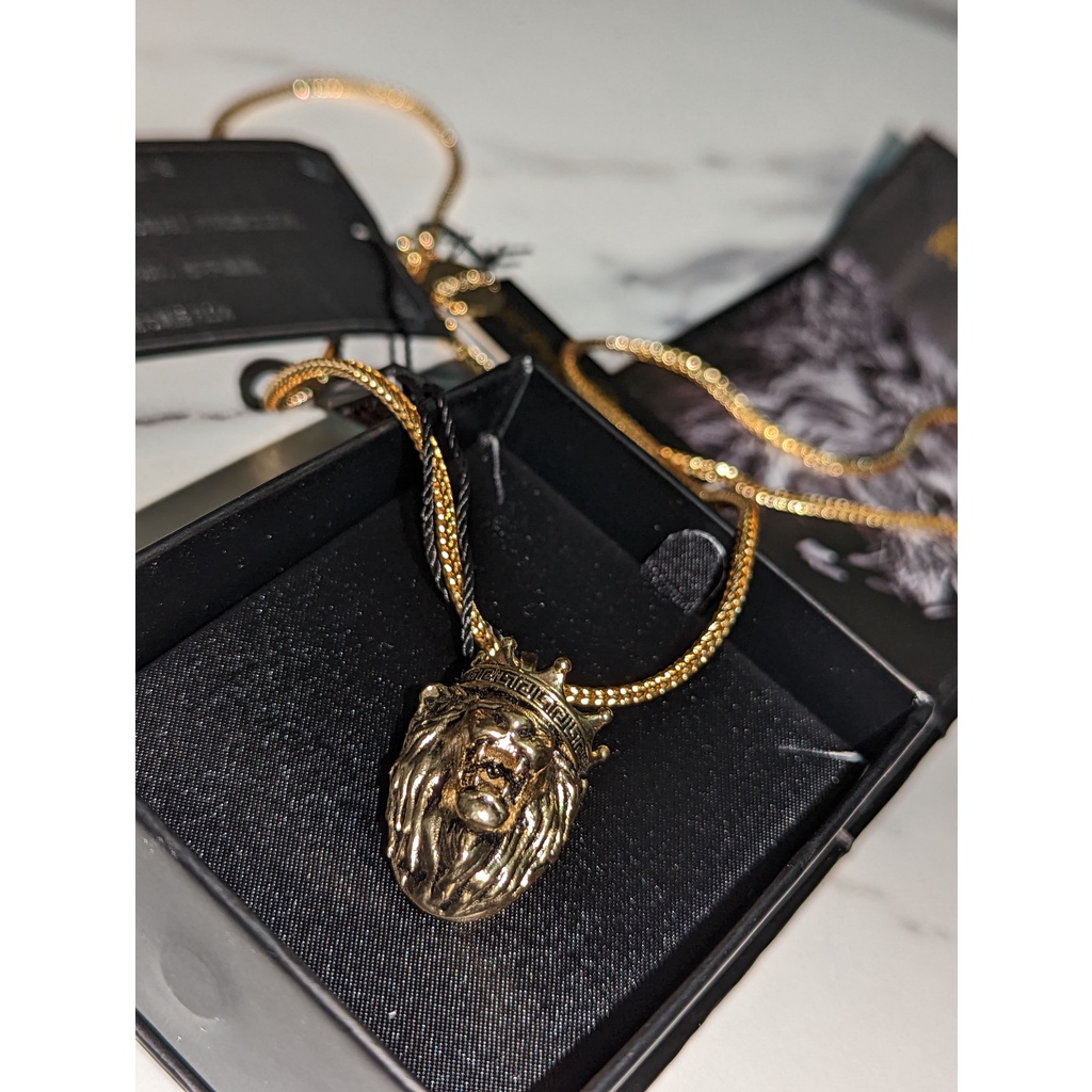 King ice hot sale lion chain