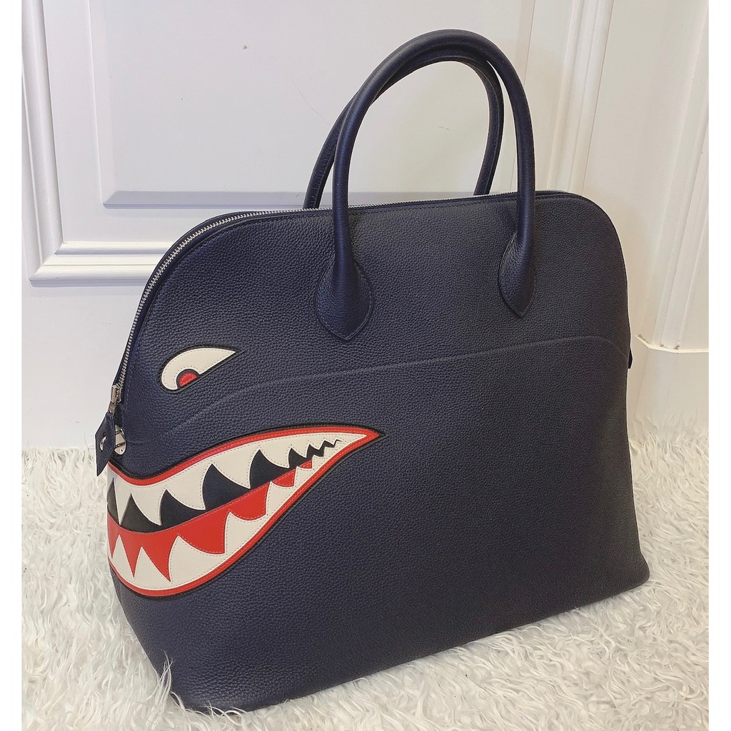 Real 1:1 full handmade HERMES BOLIDE SHARK 45 BAG : u/HooooGoods