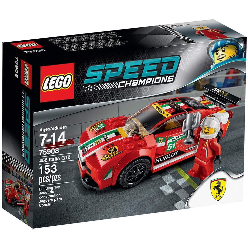 【Lego777】全新 絕版 Lego 75908 樂高 458 Italia GT2 法拉利 SPEED 樂高 | 蝦皮購物