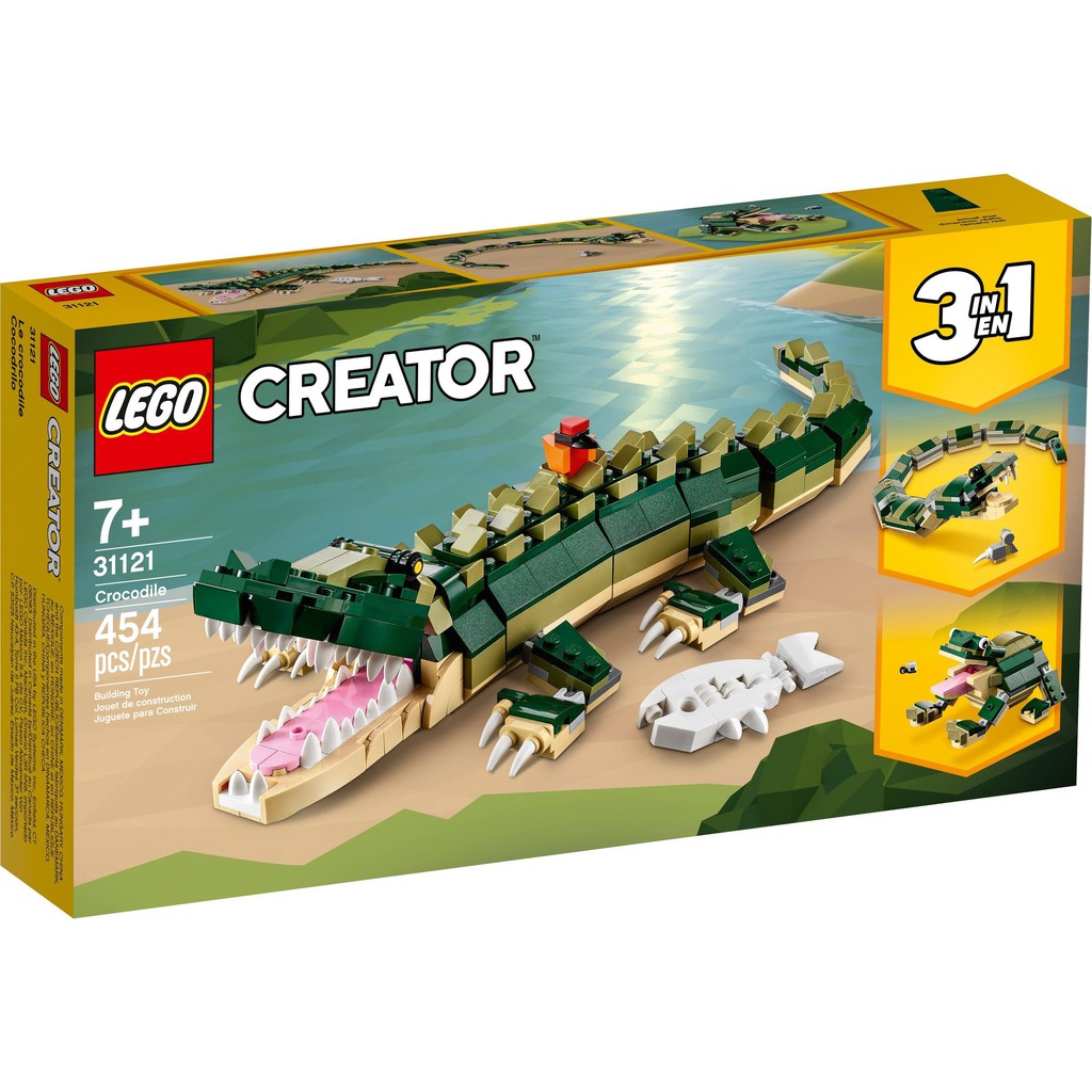 【群樂】盒組 LEGO 31121 Creator-鱷魚 現貨不用等 | 蝦皮購物