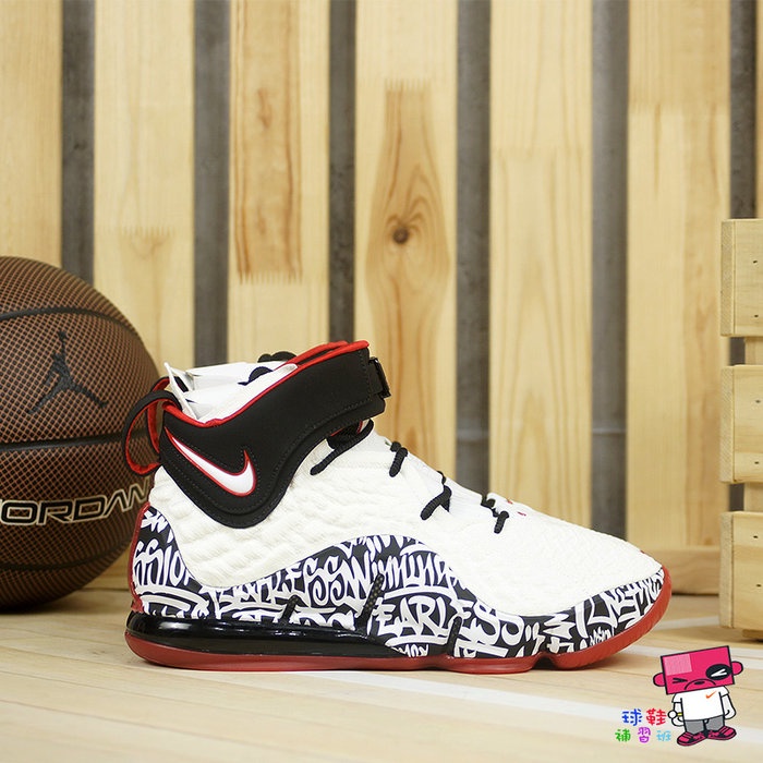 球鞋補習班 NIKE LEBRON XVII 17 FP EP GRAFITI 黑白 塗鴉 LBJ CT6052-100