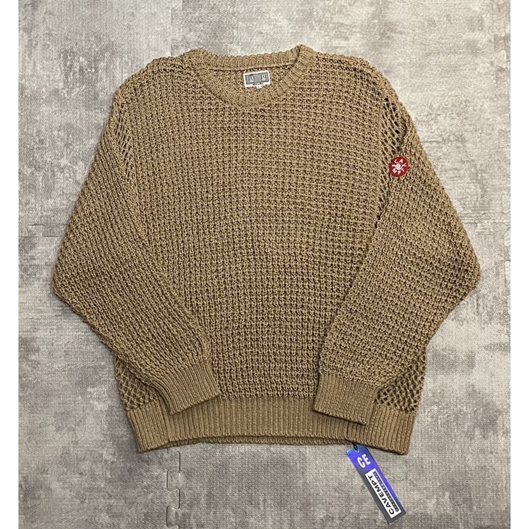 C.E CAV EMPT SIDE MESH LOOSE WAFFLE KNIT | 蝦皮購物