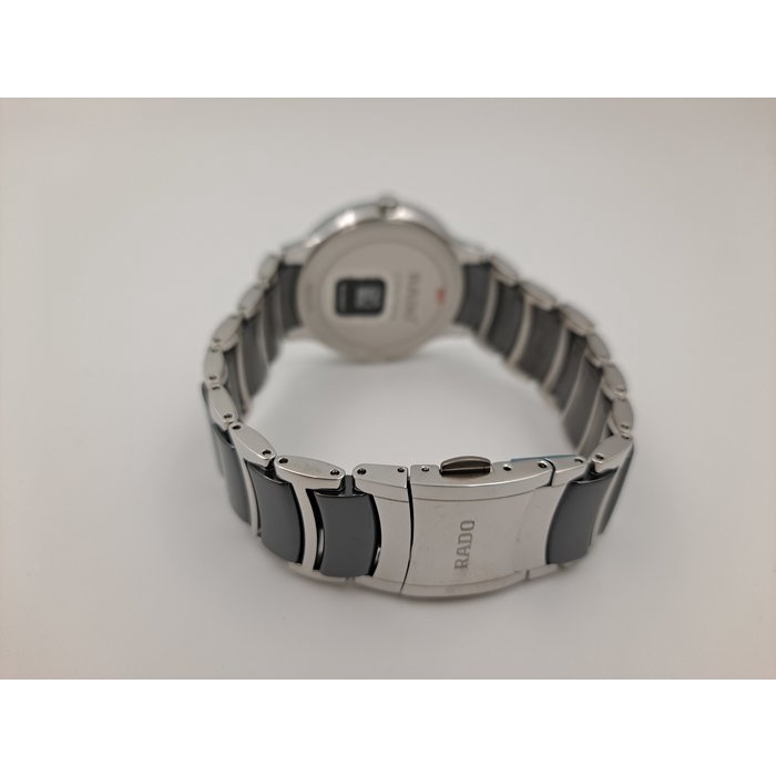 RADO R30934712 Centrix 晶萃系列真鑽黑陶瓷石英男錶(38mm)*(C0240) | 蝦皮購物