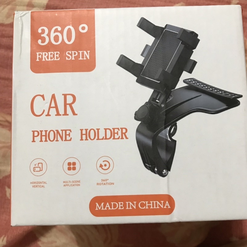 降價現貨 全新 高質感汽車用手機架 行車導航可360度旋轉yb209 dashboard phone holder 蝦皮購物