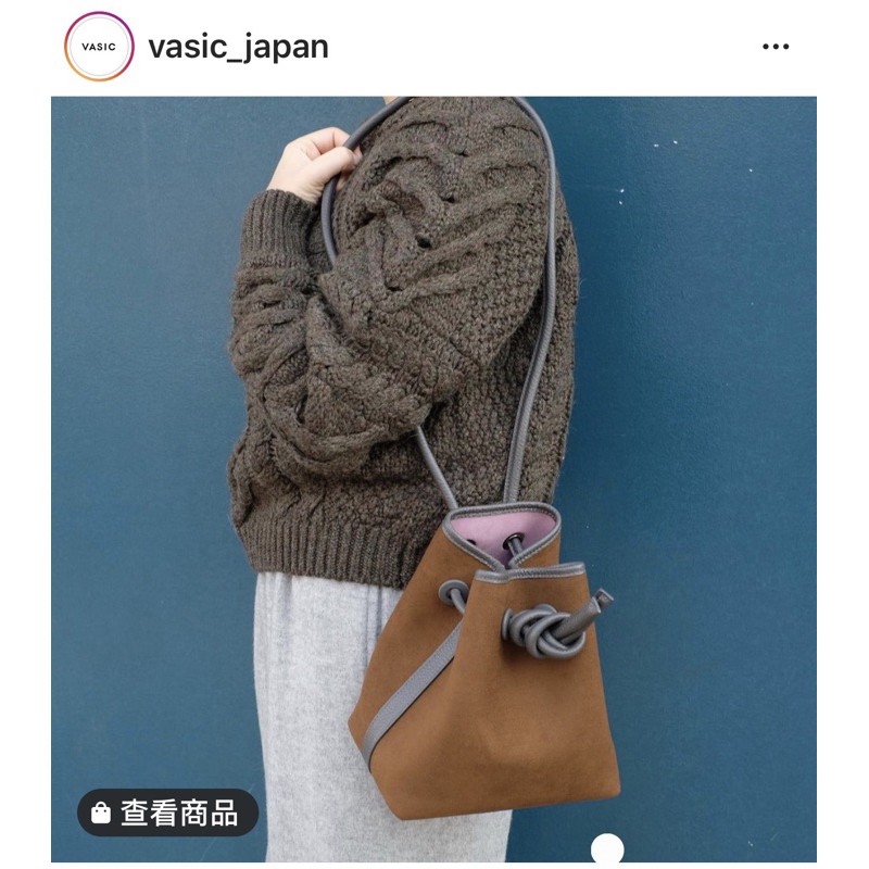 日本 Vasic bond mini Cocoa 限定色 水桶包