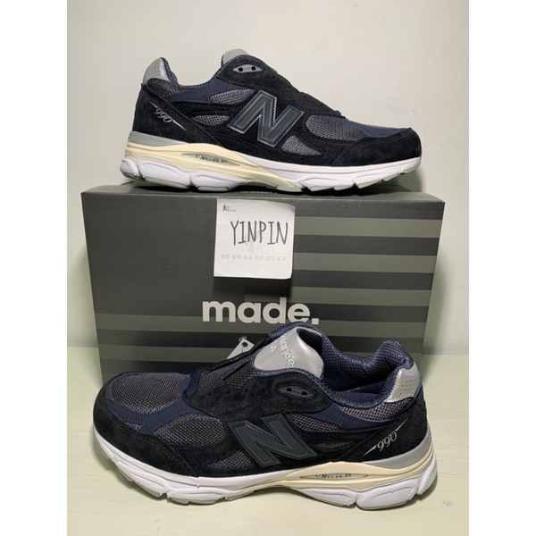 YP NEW BALANCE M990 KI3 V3 NB990 KITH 聯名 Bodega 992 GR 元祖灰