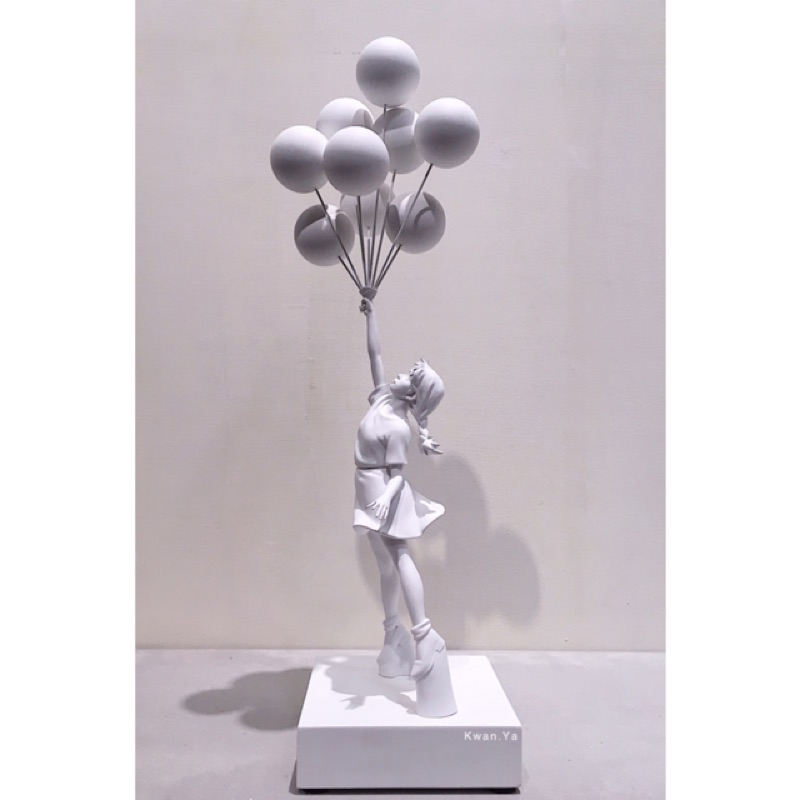 BANKSY 宜しい FLYING BALLOONS GIRL GESSO VER MEDICOMTOY SYNC BRANDALISM バンクシー  メディコムトイ シンク