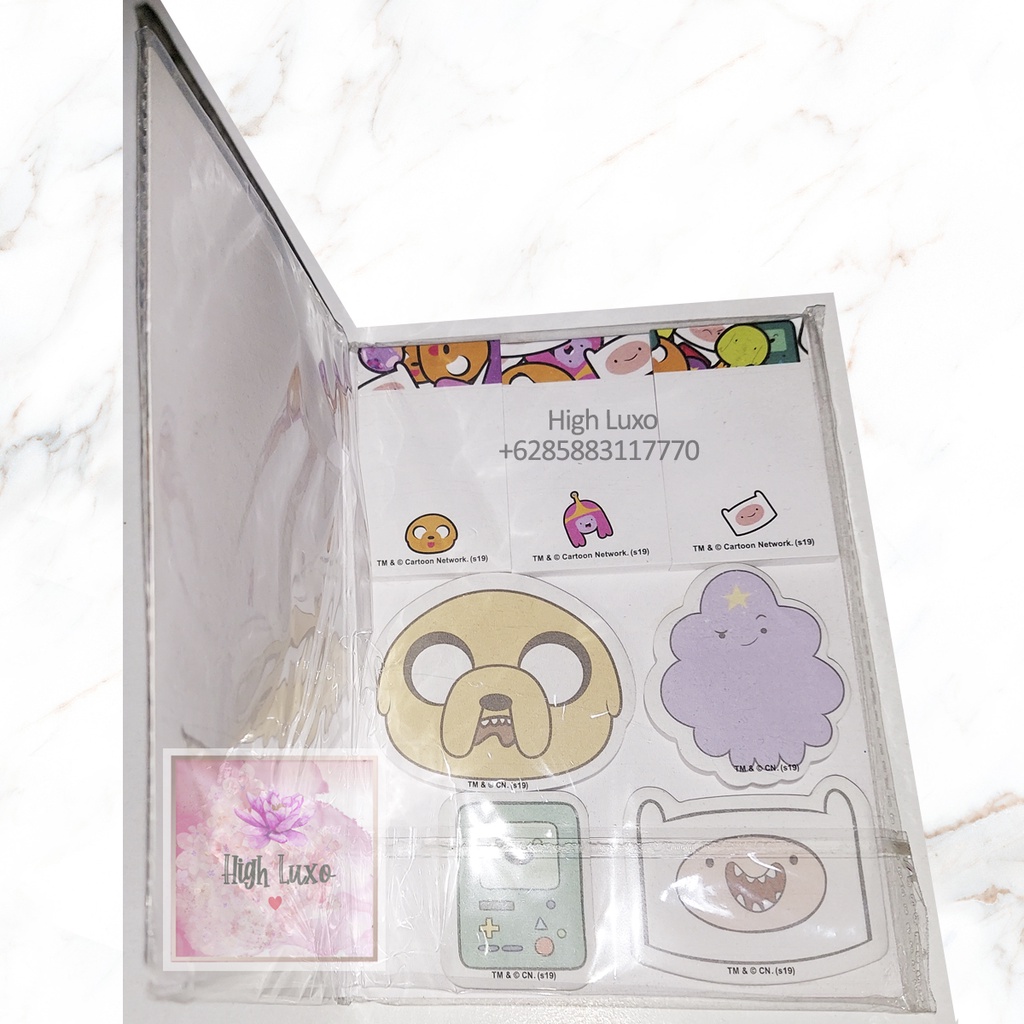 Miniso Adventure Time Sticky Notes Character 可愛卡哇伊可愛 Jake Fi | 蝦皮購物