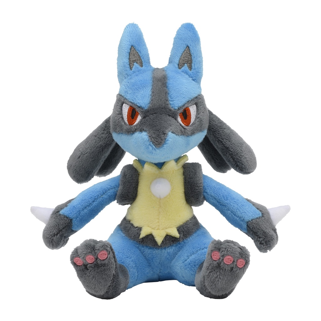 【現貨】日版 寶可夢中心 限定 Pokemon fit 路卡利歐 布偶 玩偶 | 蝦皮購物