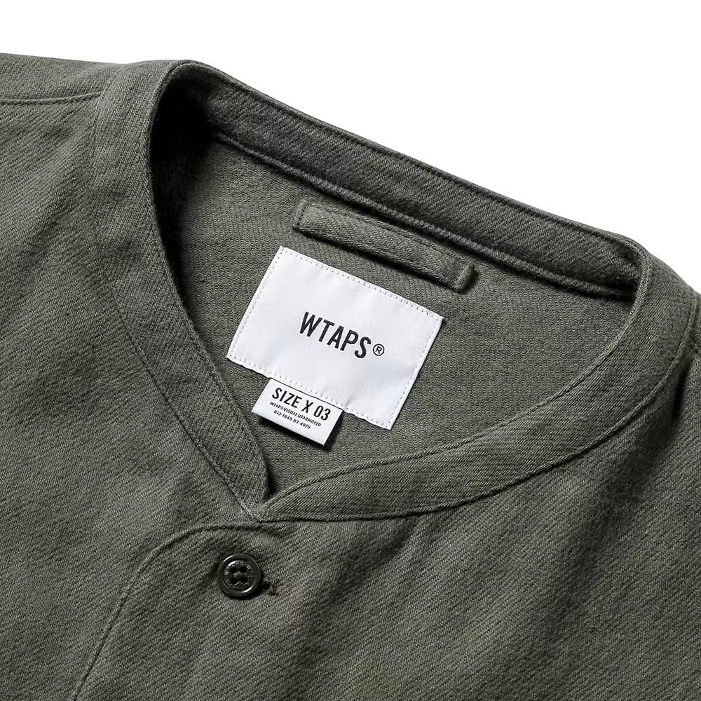L 21AW WTAPS LEAGUE はやさ LS COTTON. FLANNEL